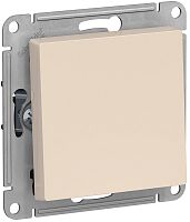 Переключатель без рамки Systeme Electric AtlasDesign 1-кл. проходной бежевый картинка